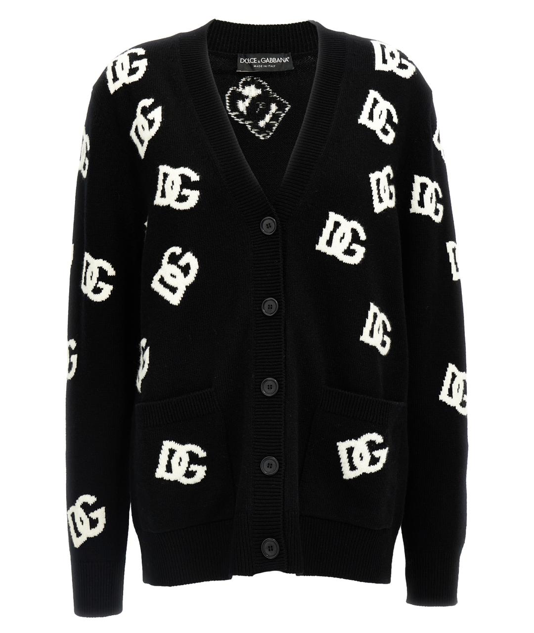 DOLCE&GABBANA Белый шерстяной кардиган, фото 1