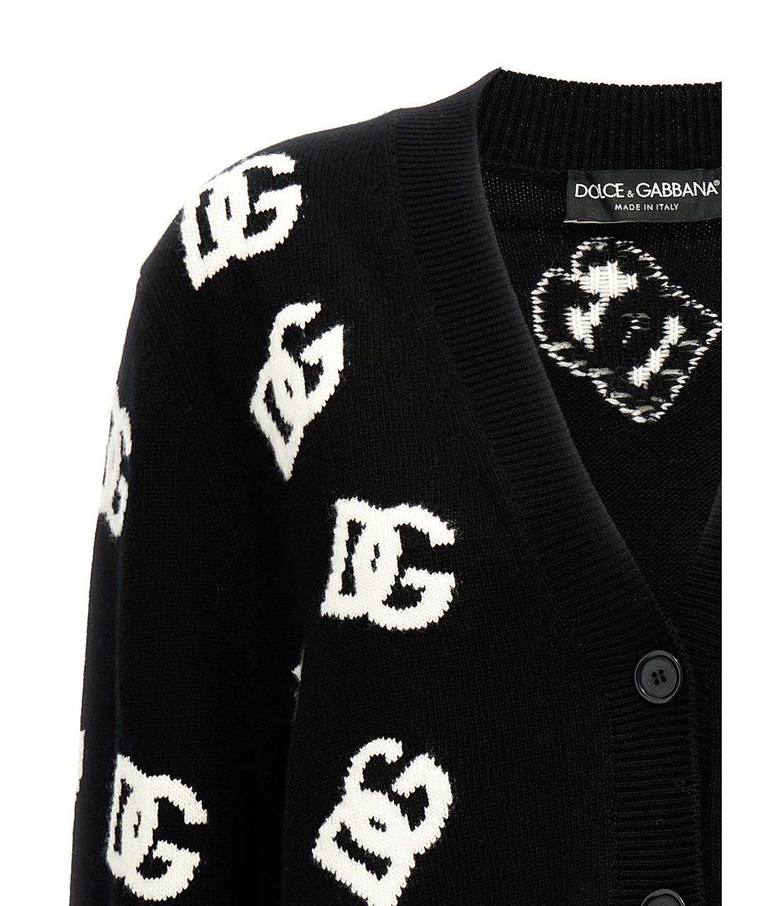 DOLCE&GABBANA Белый шерстяной кардиган, фото 3