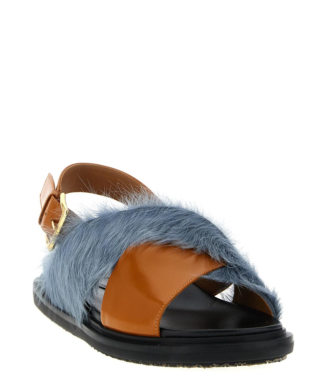 MARNI Мульти кожаные сандалии, фото 2