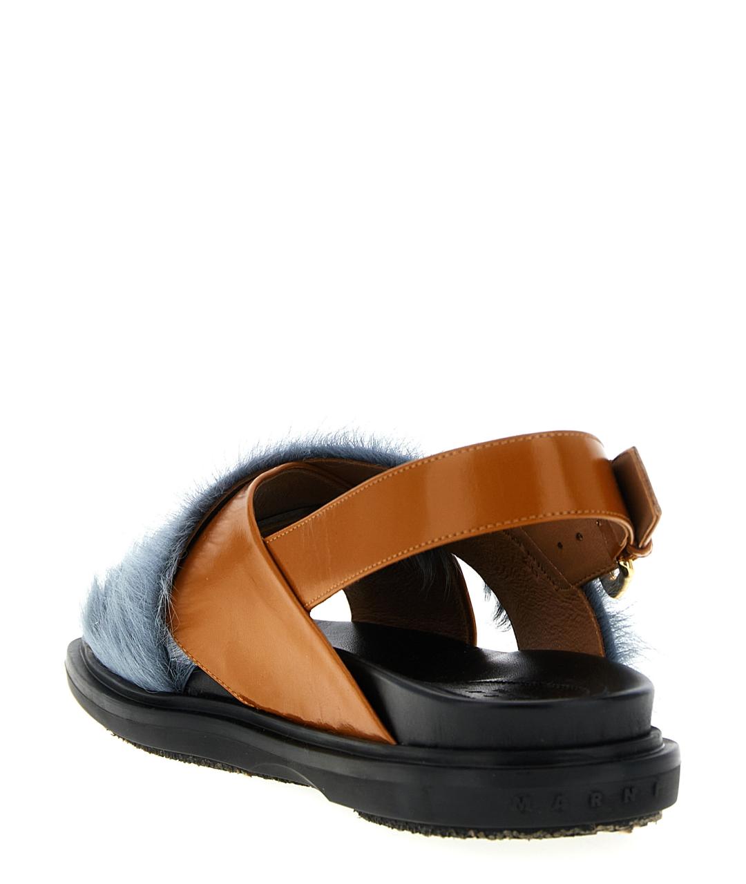 MARNI Мульти кожаные сандалии, фото 3