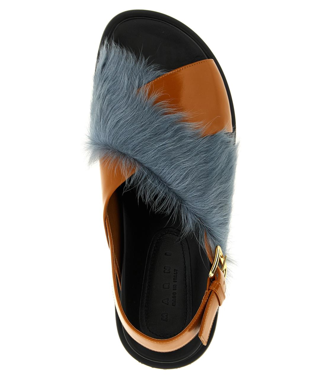 MARNI Мульти кожаные сандалии, фото 4