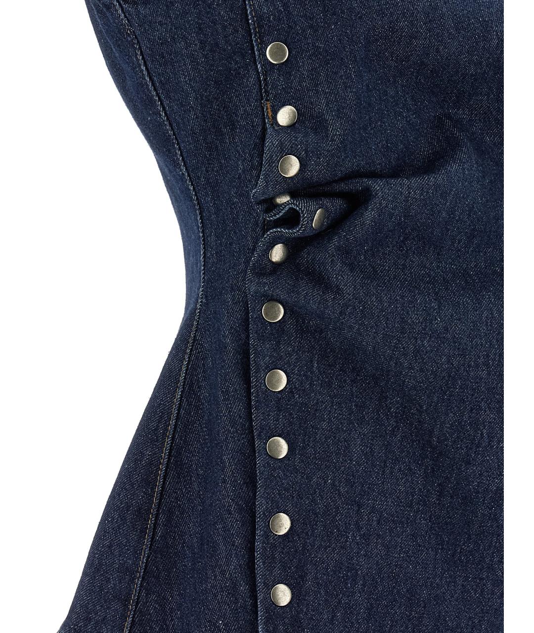 ROTATE Синяя хлопковая майка, фото 4