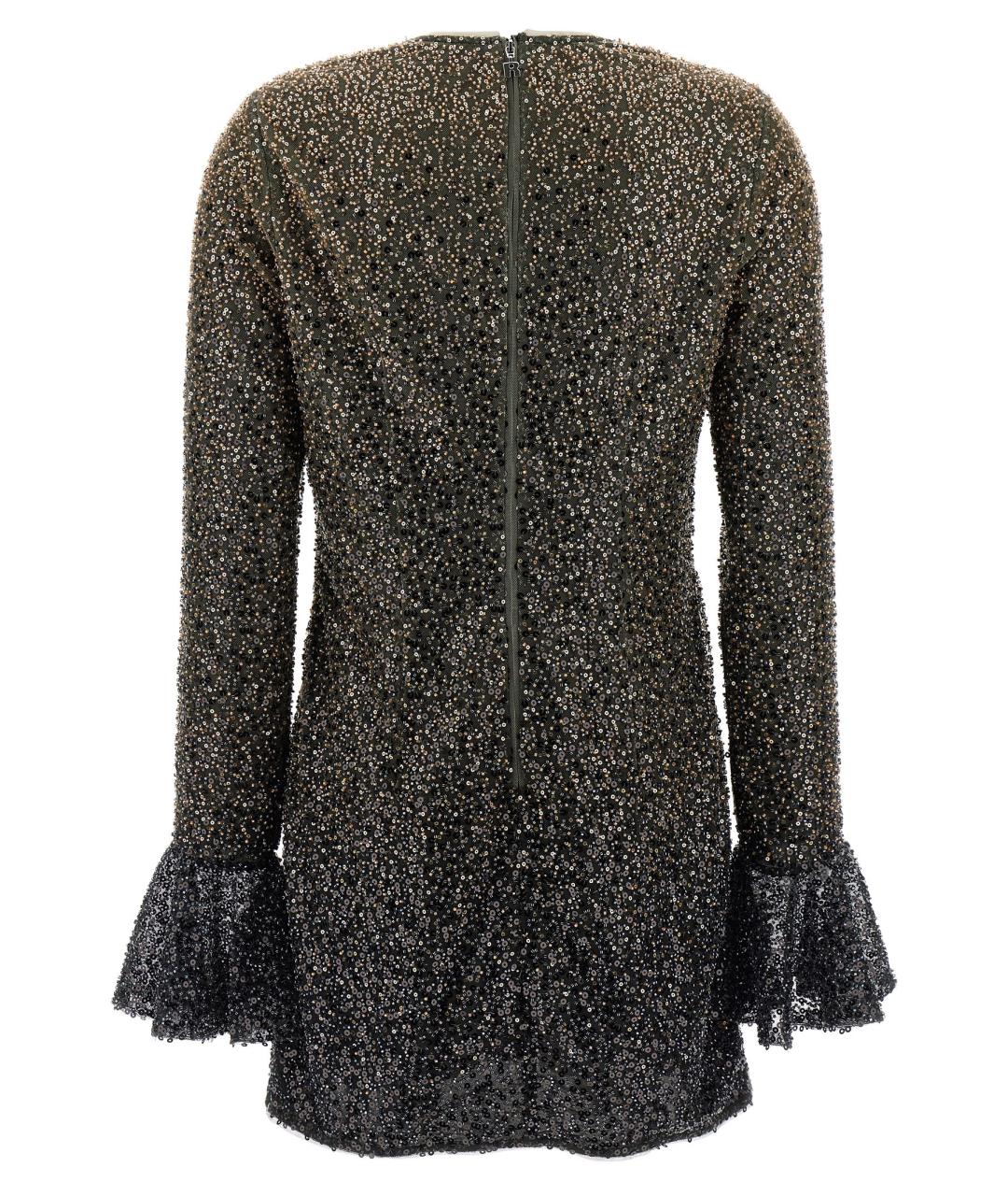 ROTATE Коричневое полиэстеровое платье, фото 2