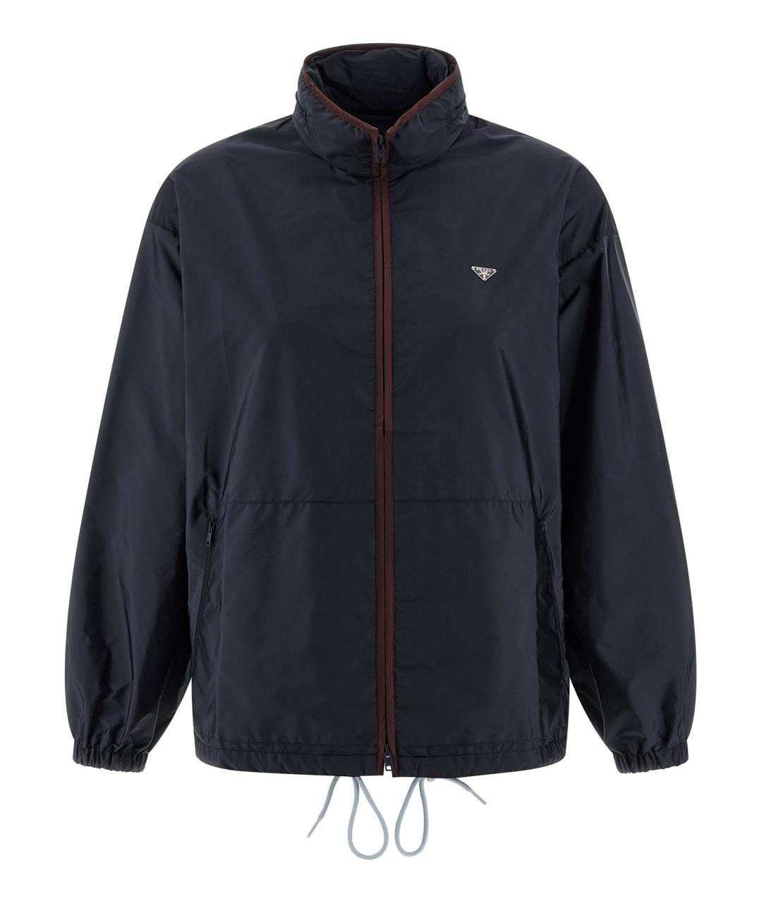 PRADA Синяя полиамидовая куртка, фото 1