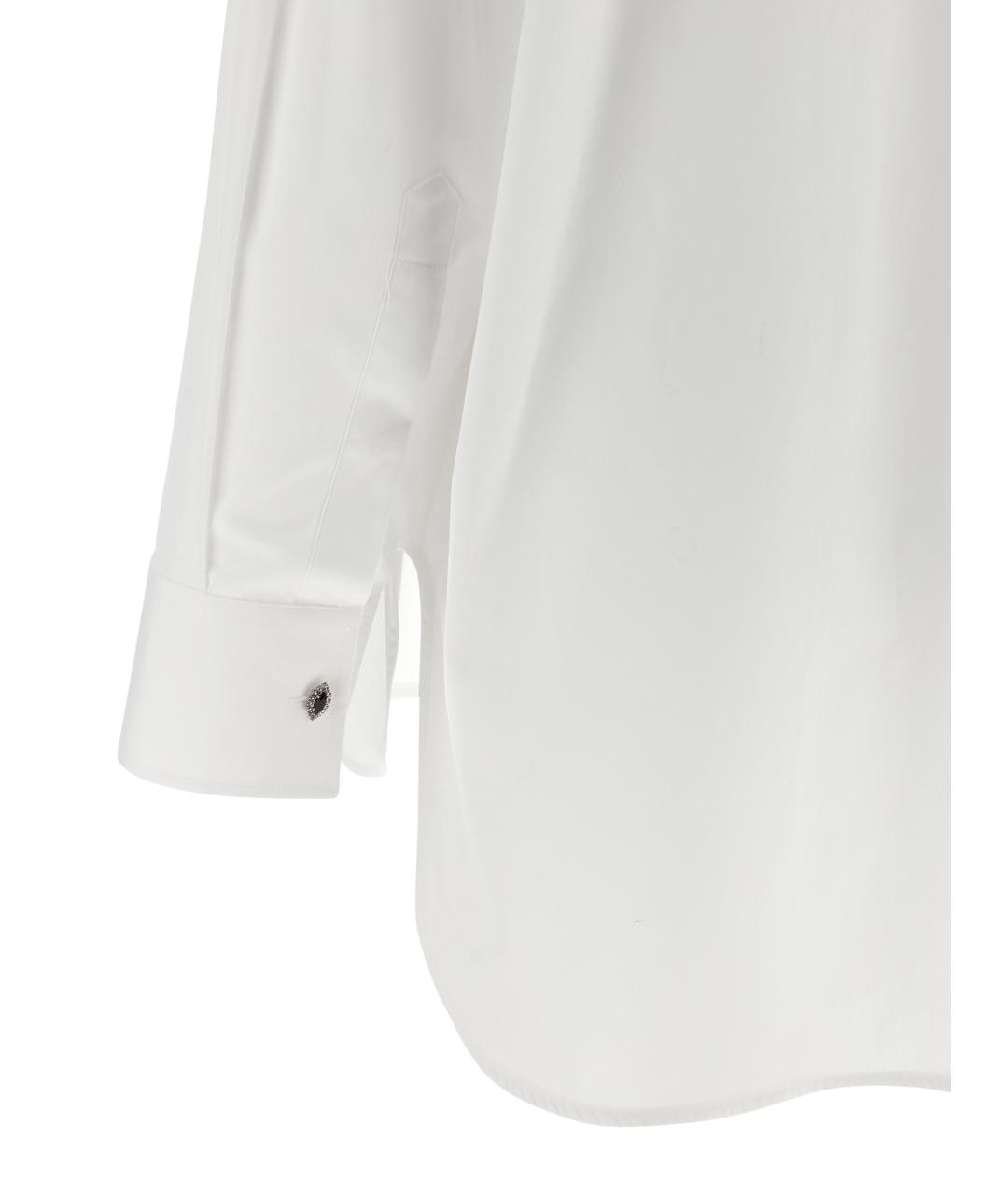 GOLDEN GOOSE DELUXE BRAND Белая хлопковая рубашка, фото 4