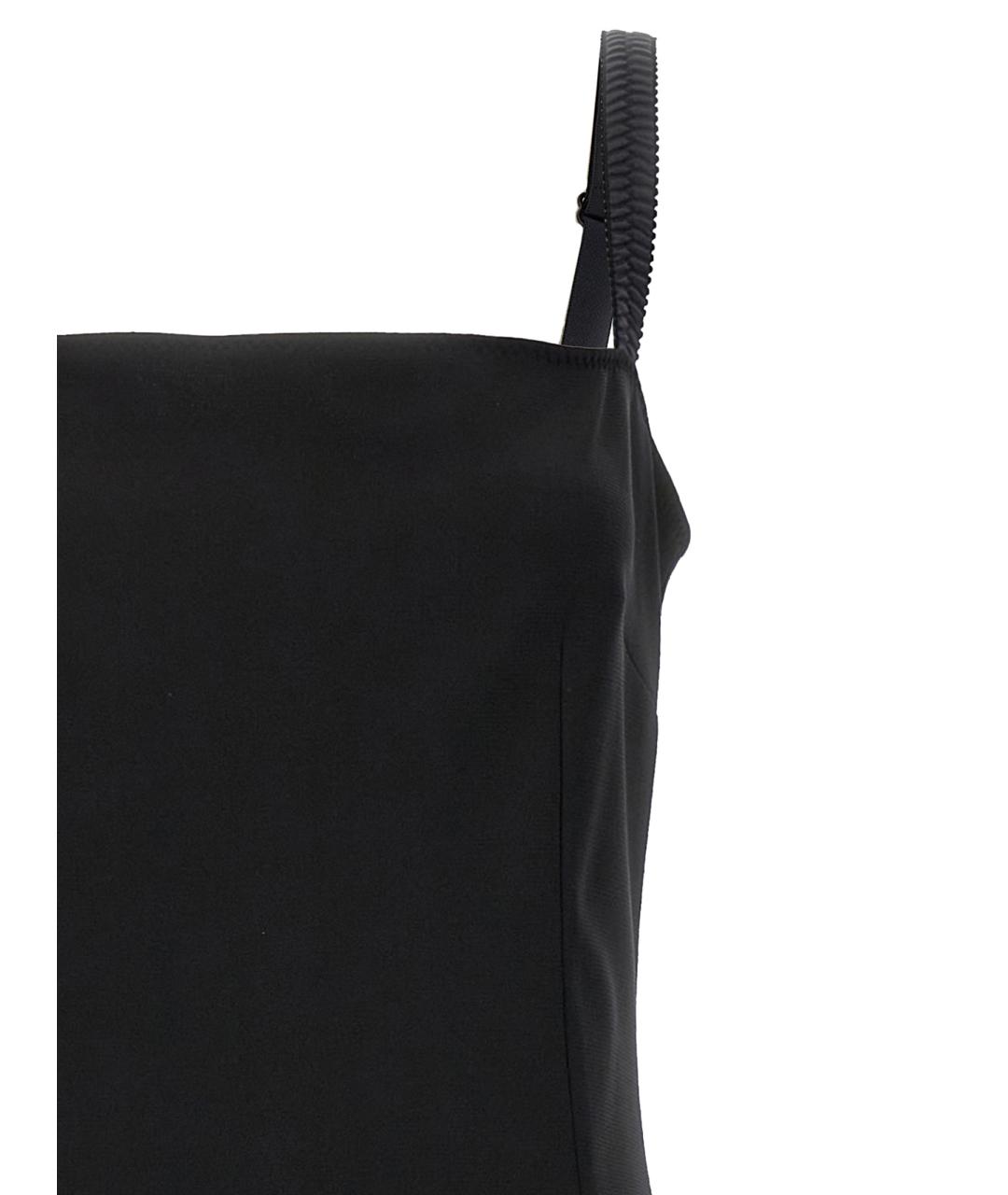 DOLCE&GABBANA Черное вискозное платье, фото 3