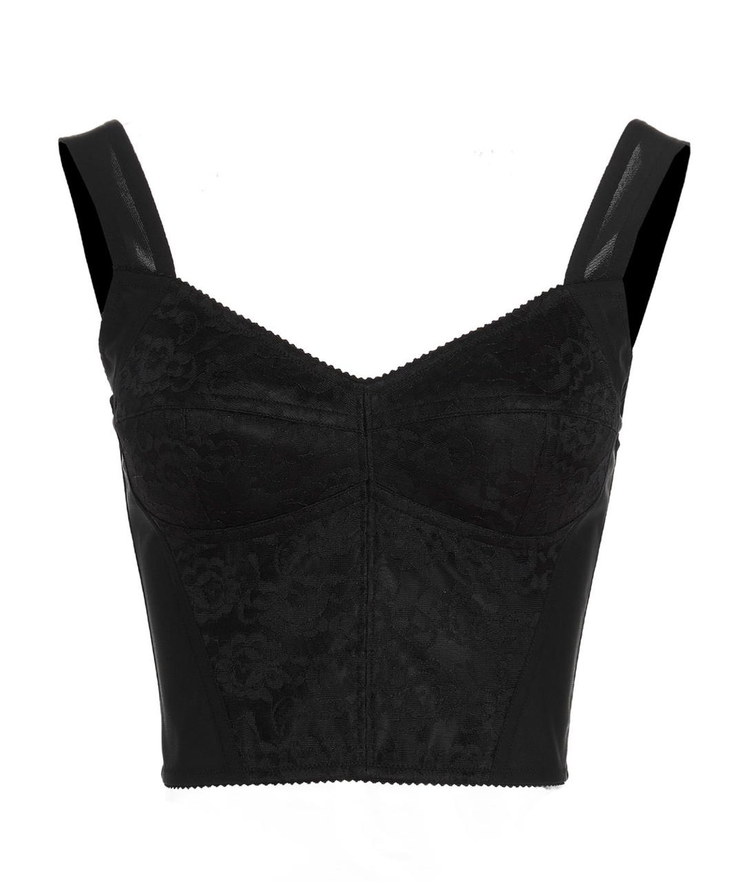 DOLCE&GABBANA Черная полиамидовая блузы, фото 1