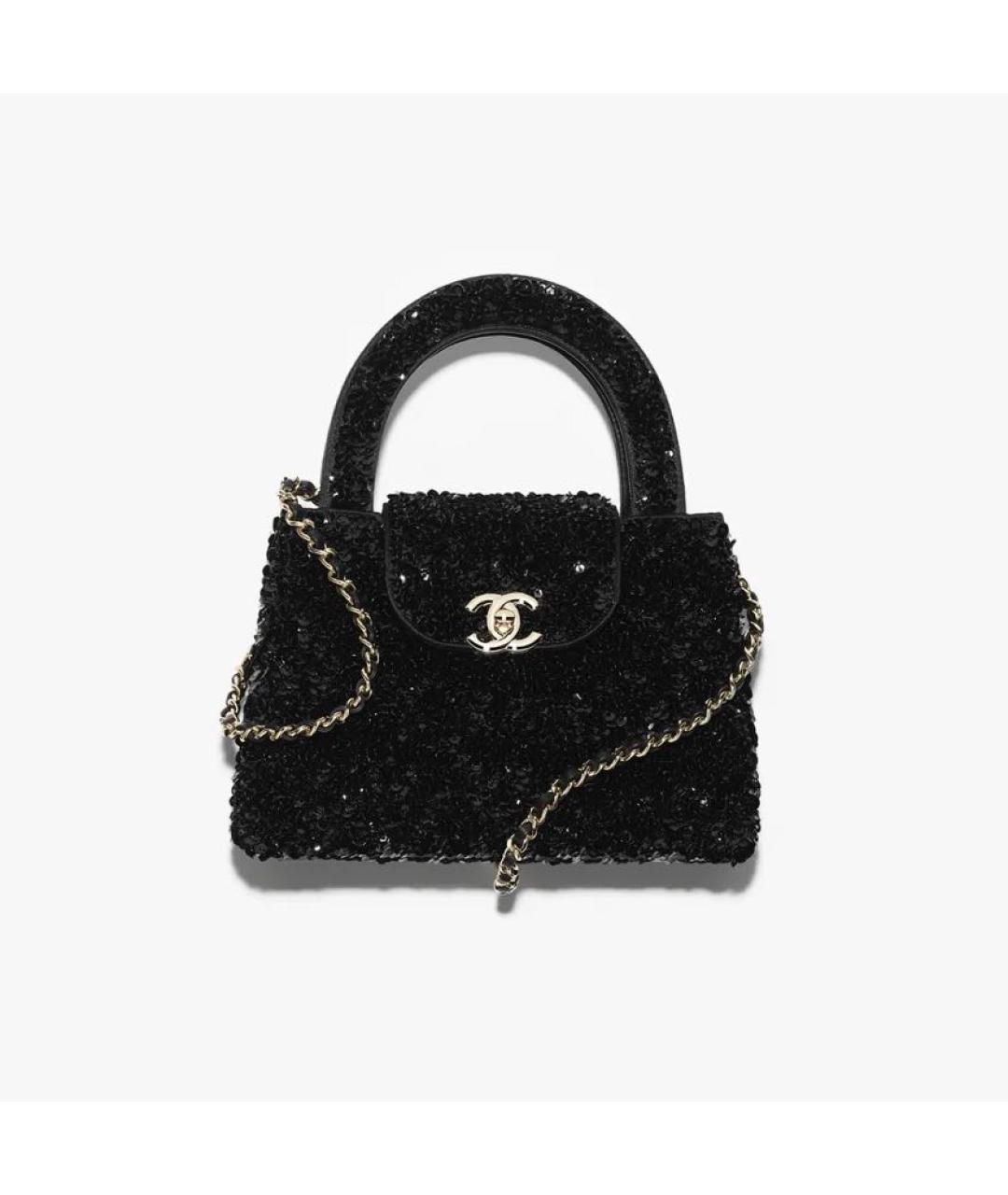 CHANEL Черная сумка через плечо, фото 5