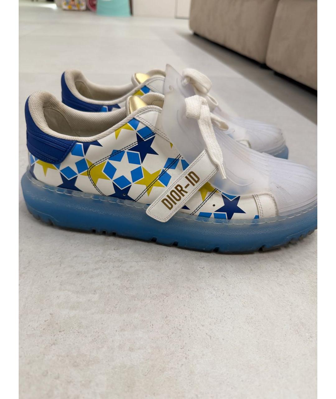 CHRISTIAN DIOR Мульти кожаные кроссовки, фото 5