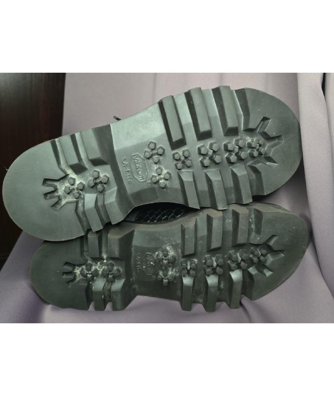 BRUNELLO CUCINELLI Серые ботинки из экзотической кожи, фото 6