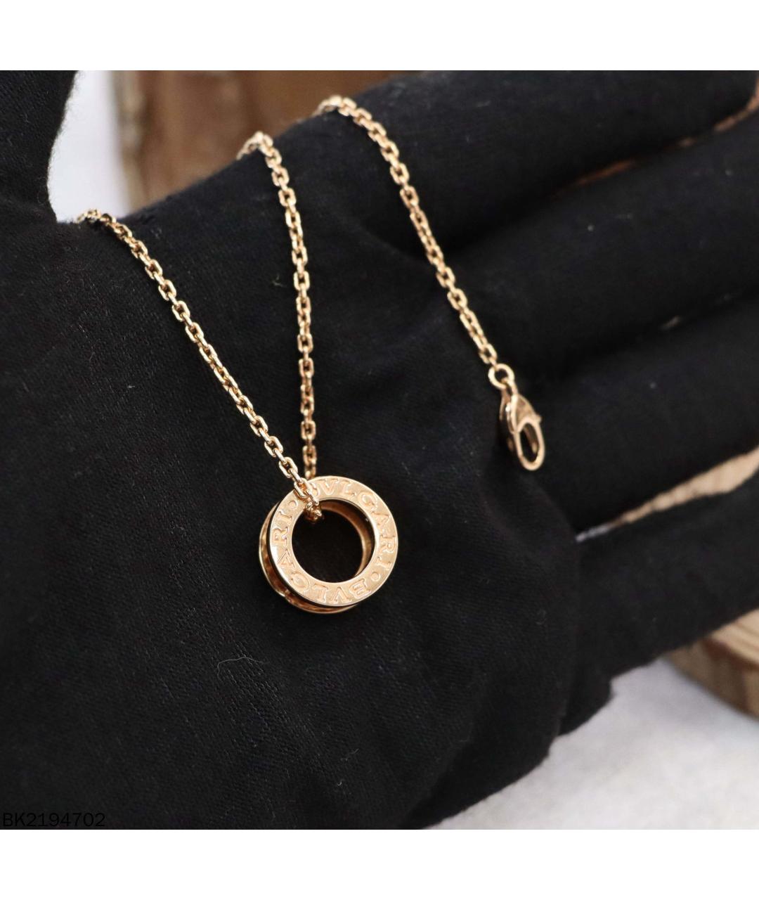 BVLGARI Золотое колье из розового золота, фото 4