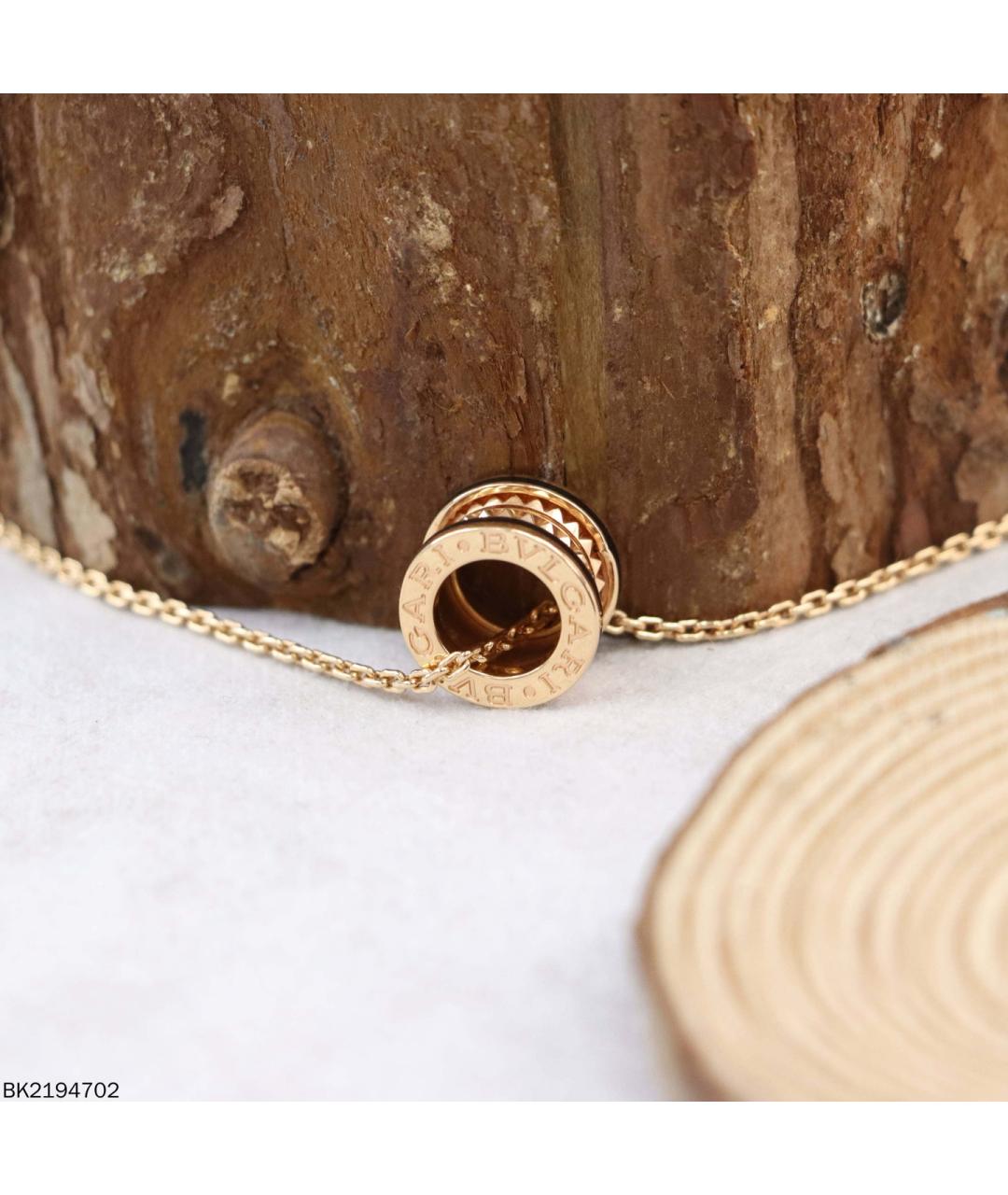 BVLGARI Золотое колье из розового золота, фото 3