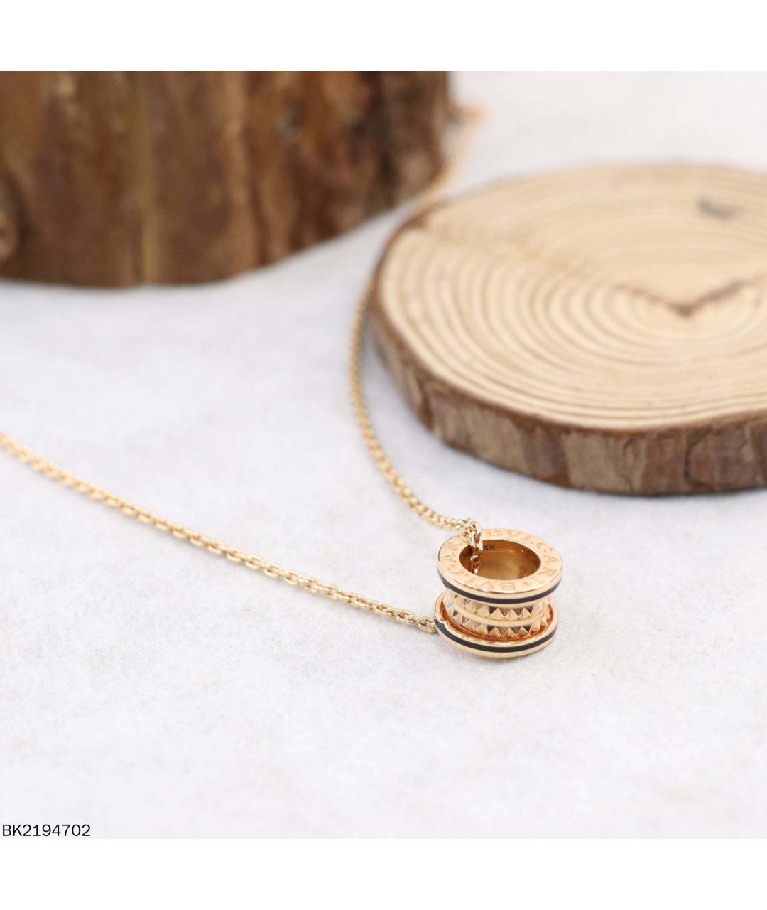 BVLGARI Золотое колье из розового золота, фото 5