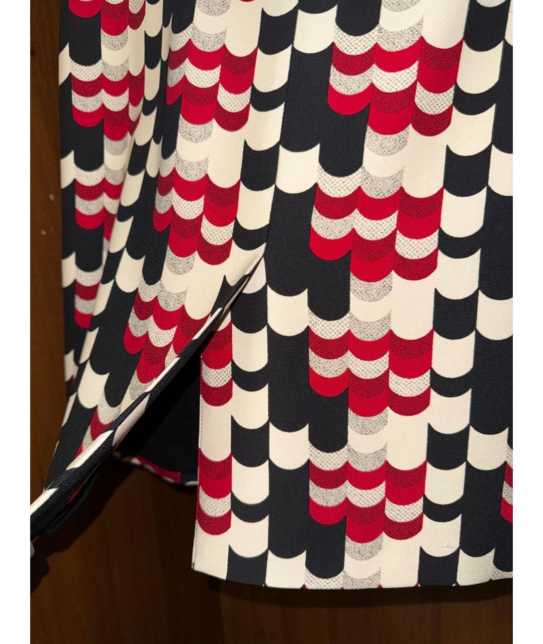 PRADA Мульти вискозная юбка миди, фото 3