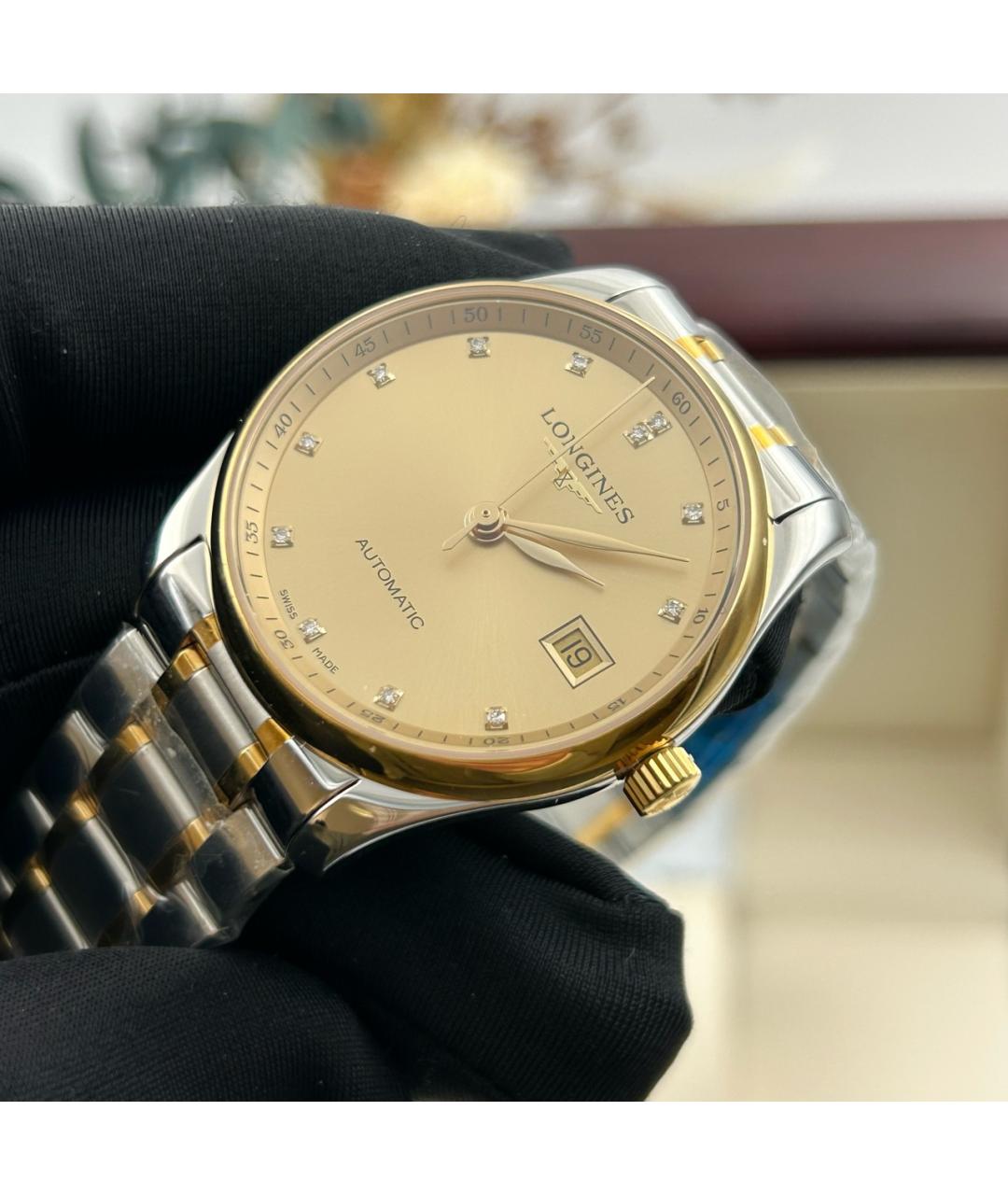 LONGINES Желтые металлические часы, фото 8