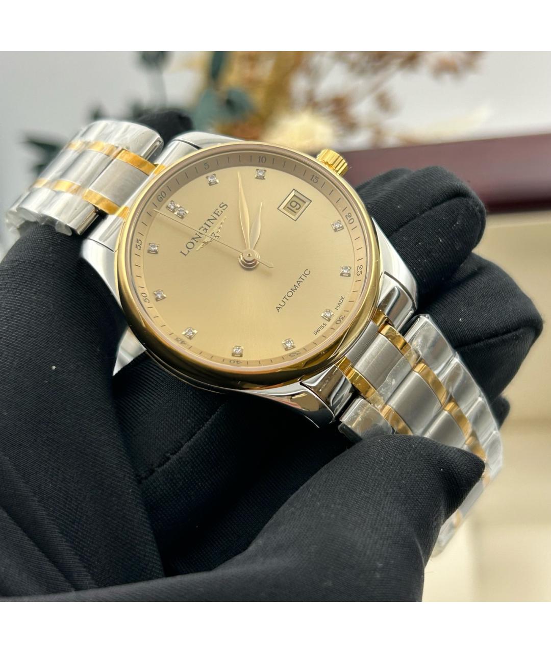 LONGINES Желтые металлические часы, фото 7