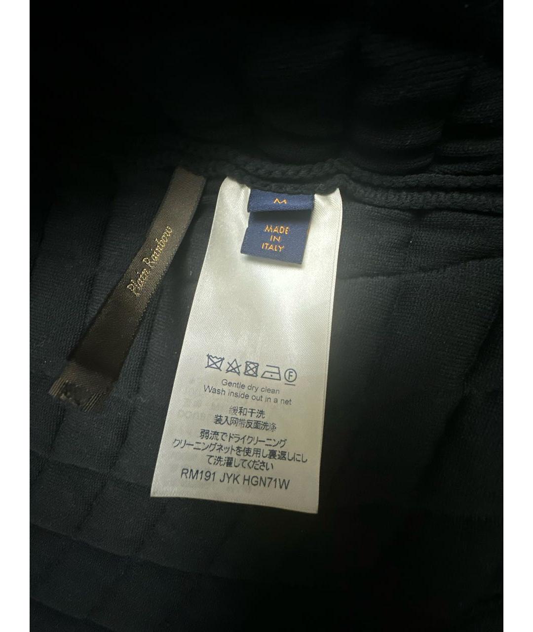 LOUIS VUITTON Черная шерстяная куртка, фото 6