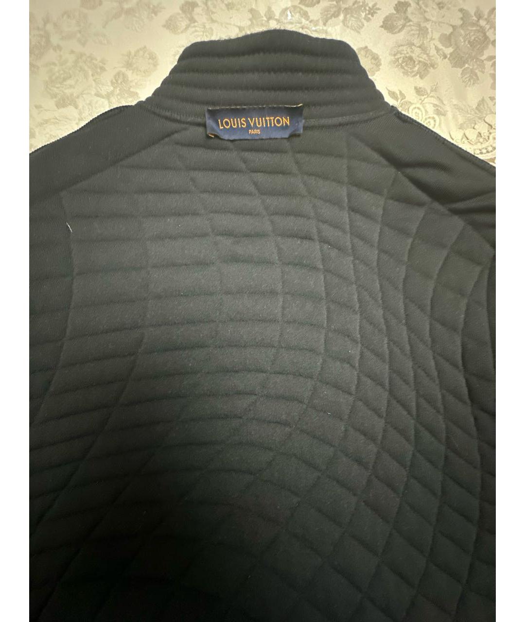 LOUIS VUITTON Черная шерстяная куртка, фото 3