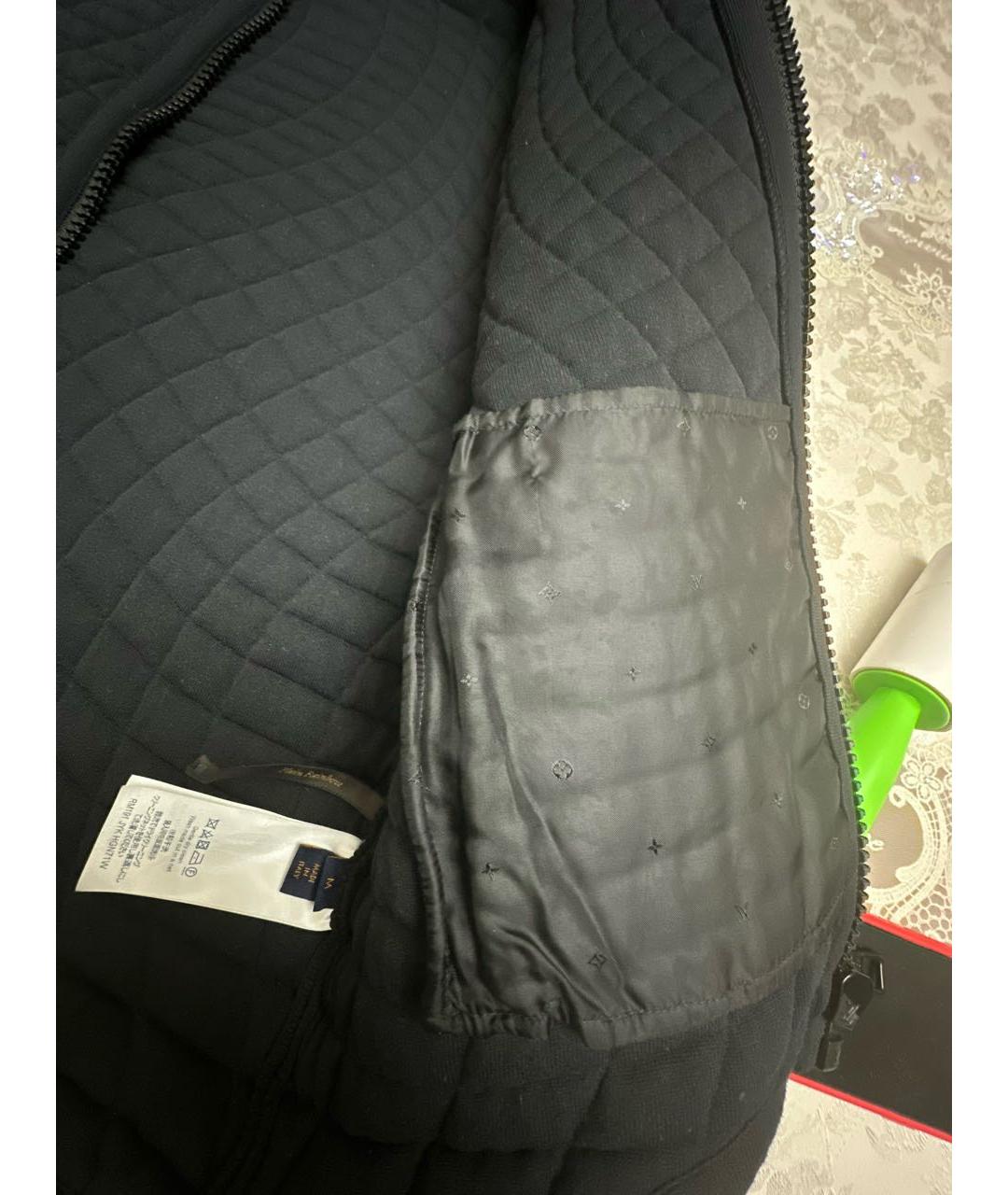 LOUIS VUITTON Черная шерстяная куртка, фото 7