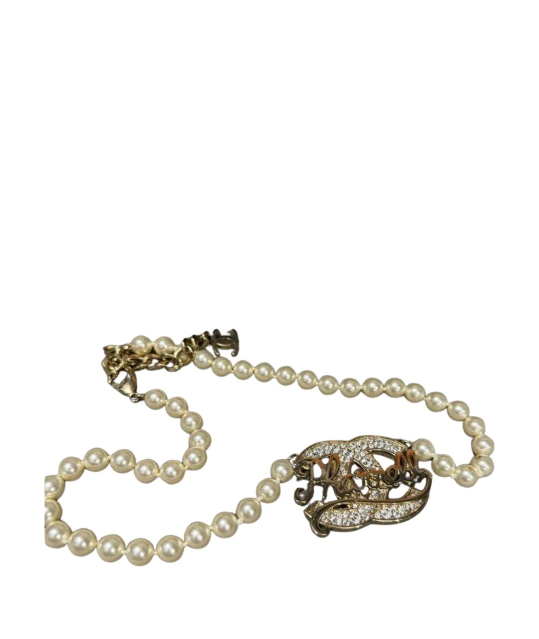 CHANEL Золотое металлическое колье, фото 1