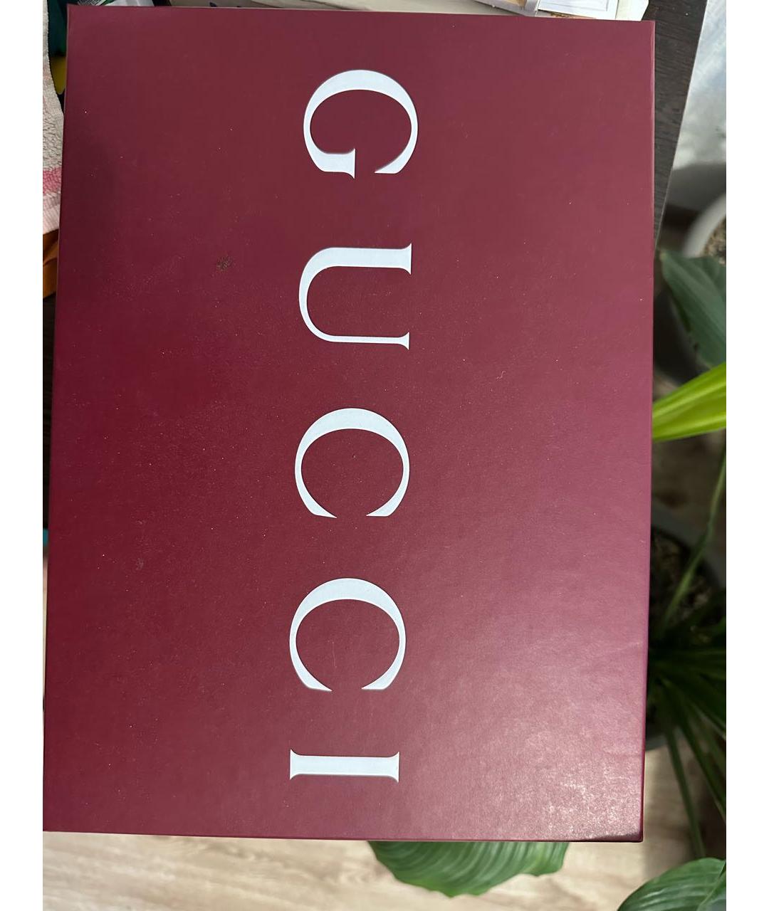 GUCCI Коричневые кеды, фото 5