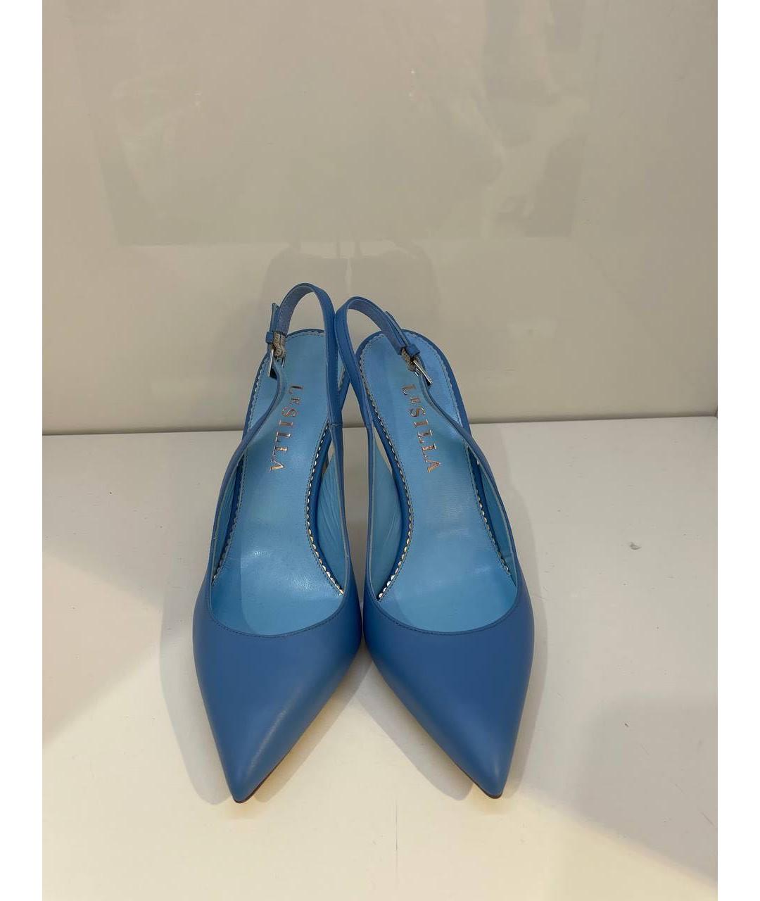 LE SILLA Синие кожаные туфли, фото 2