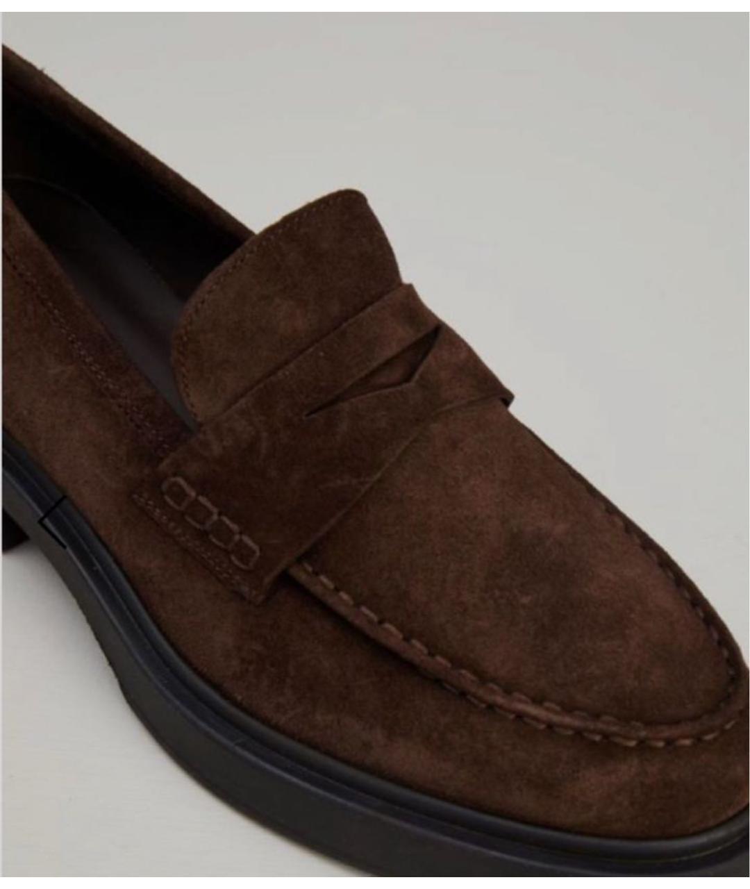 'S MAX MARA Коричневые замшевые брогги и оксфорды, фото 2