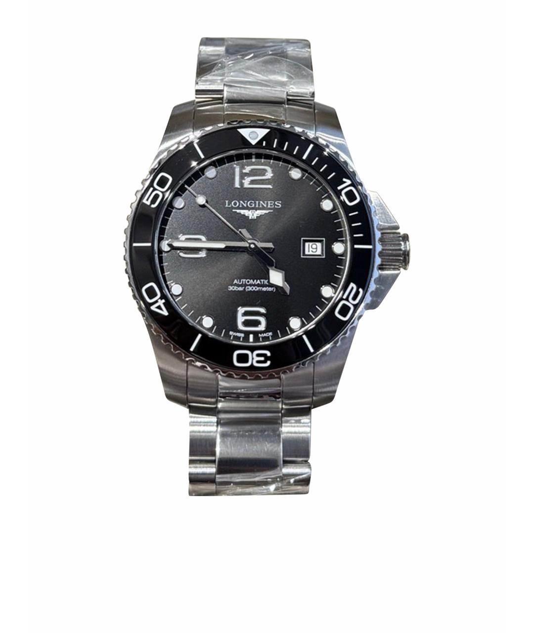 LONGINES Черные металлические часы, фото 1