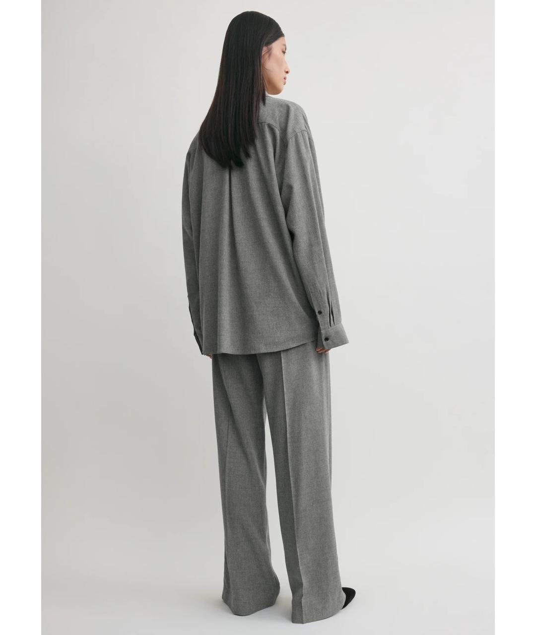 TOTEME Серый вискозный костюм с брюками, фото 5