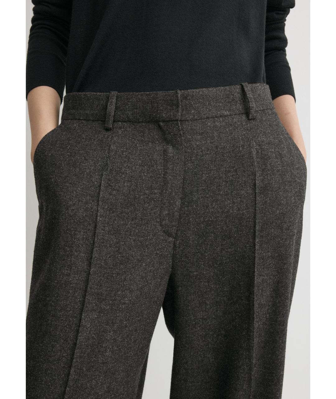 TOTEME Антрацитовый вискозный костюм с брюками, фото 9