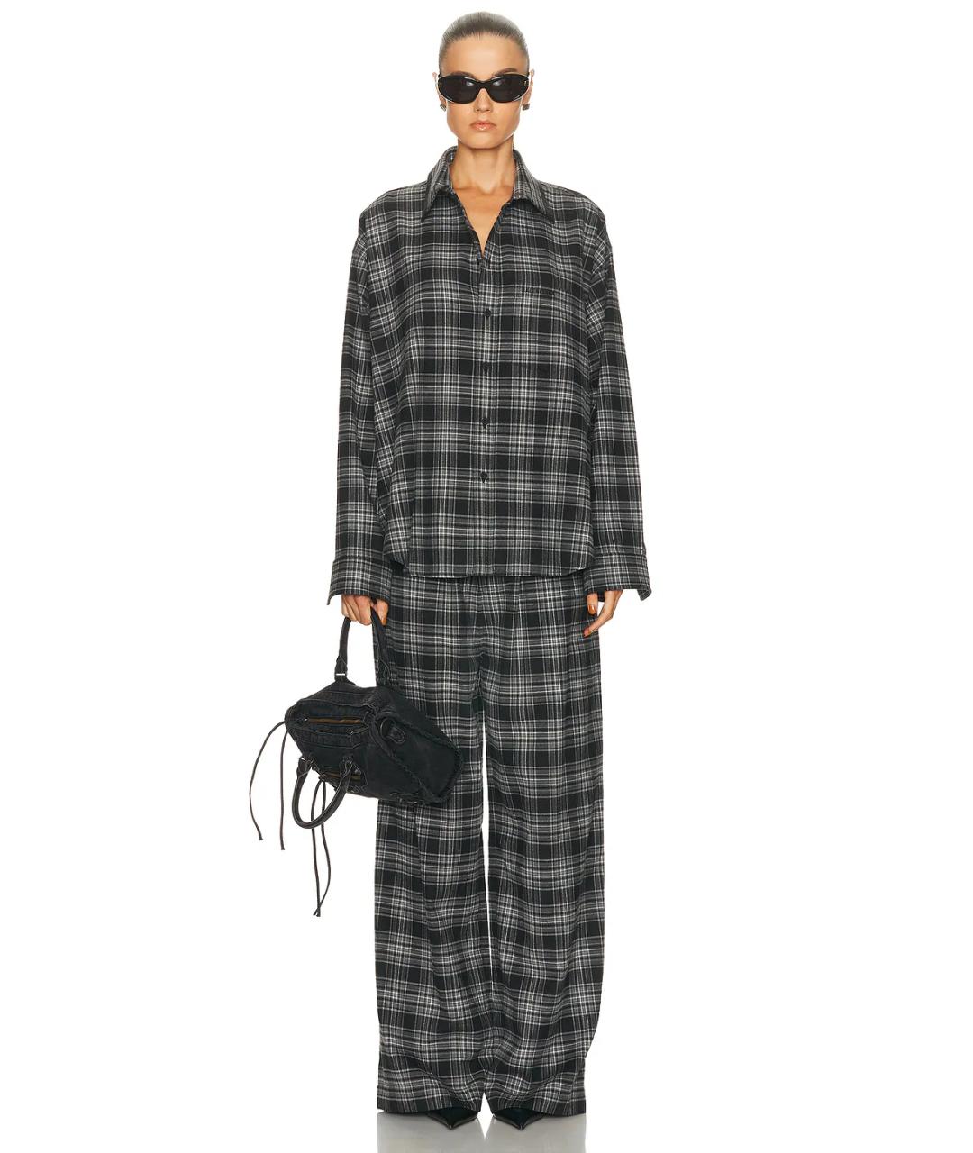 BALENCIAGA Серый хлопковый костюм с брюками, фото 6