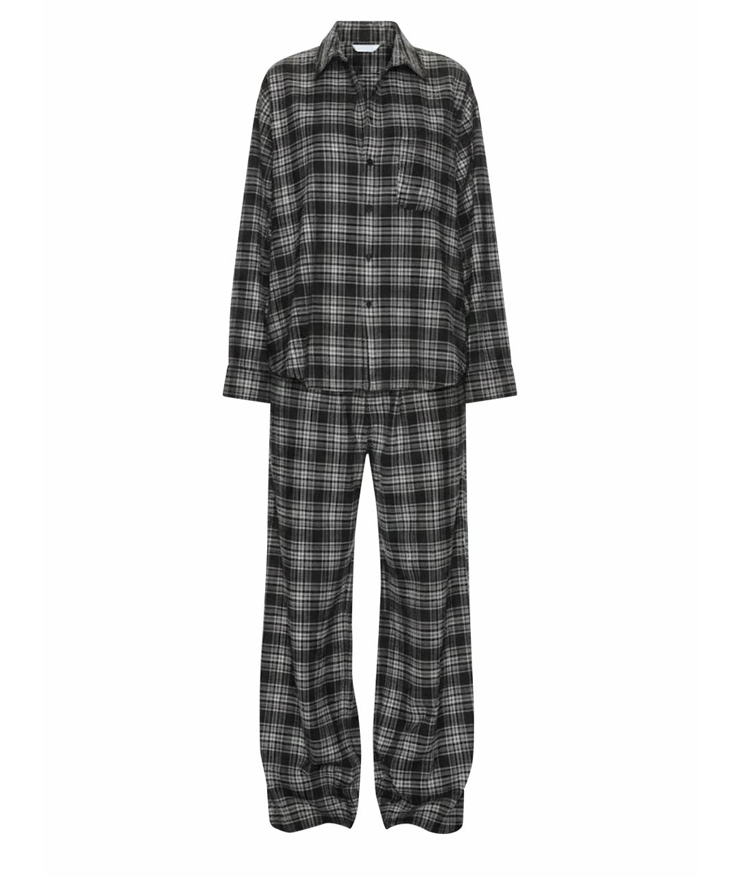 BALENCIAGA Серый хлопковый костюм с брюками, фото 1