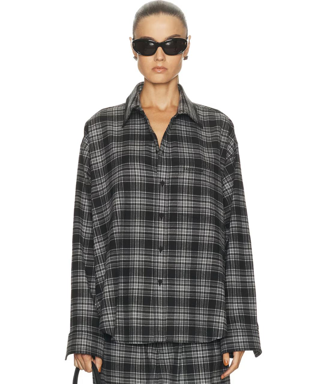 BALENCIAGA Серый хлопковый костюм с брюками, фото 4