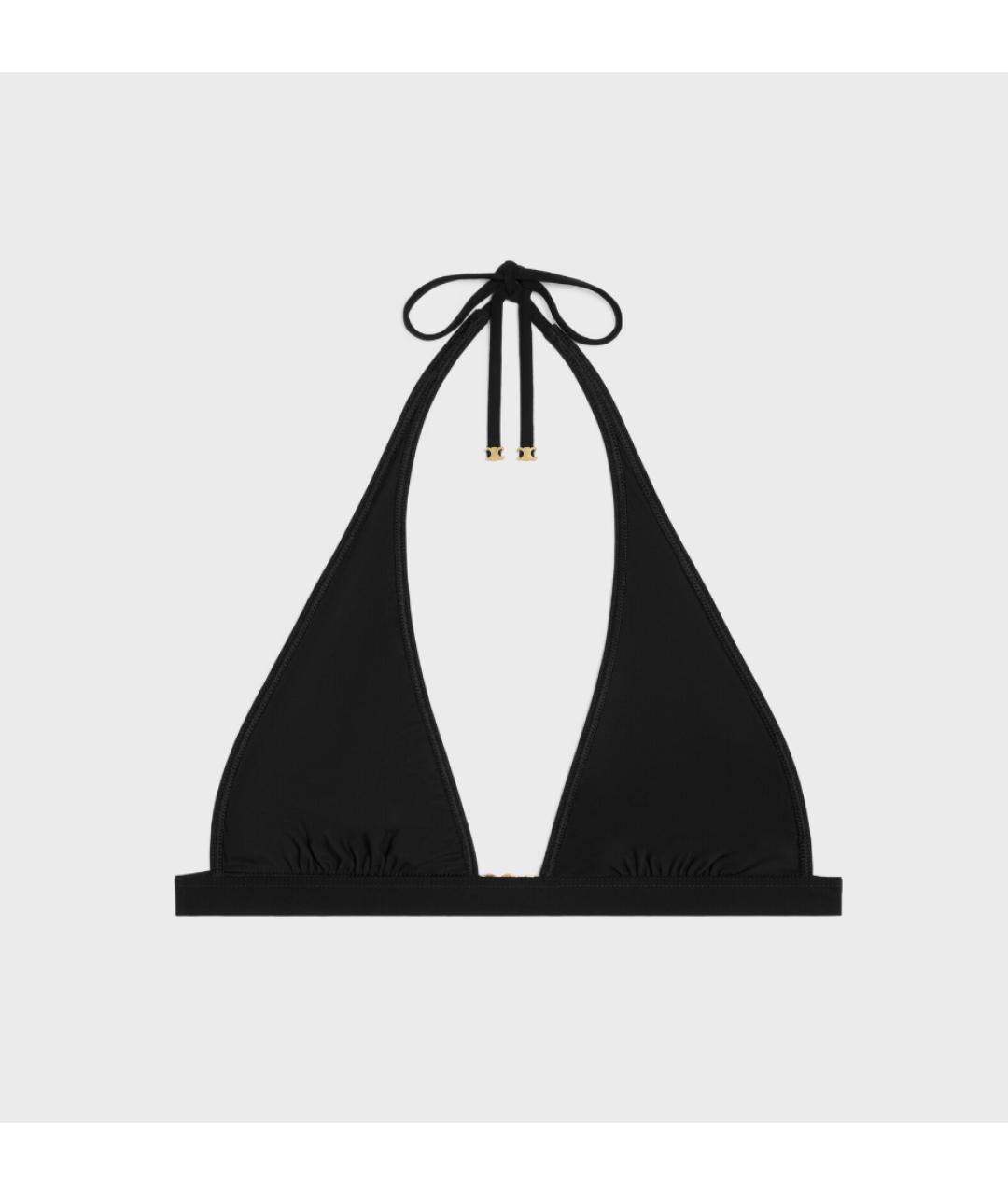 CELINE Черный полиамидовый купальник, фото 3