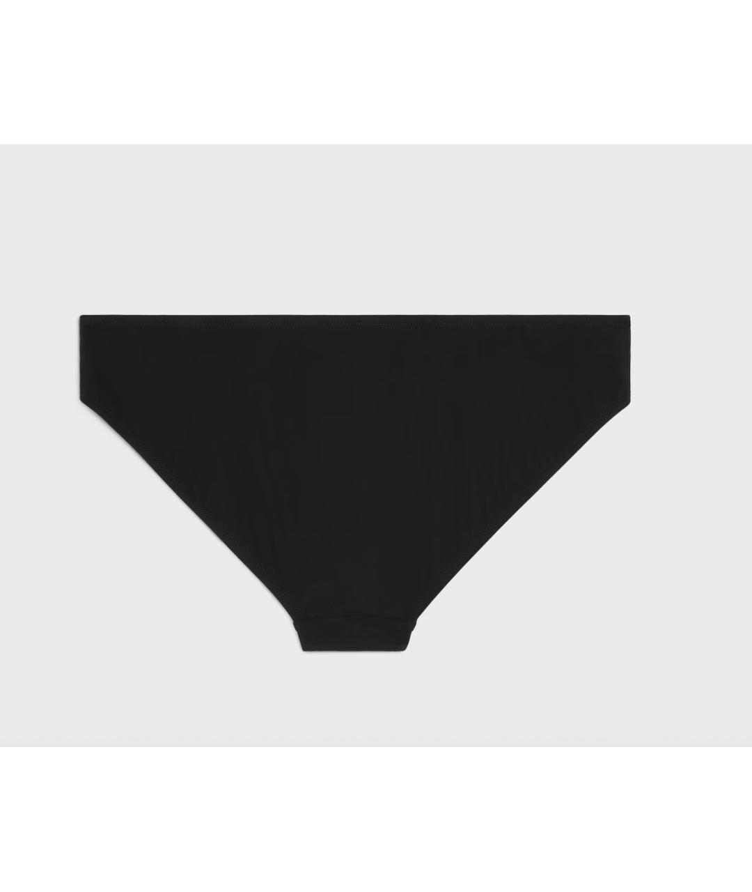 CELINE Черный полиамидовый купальник, фото 4