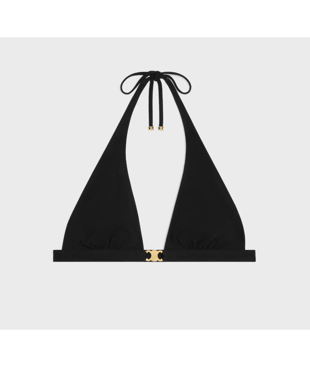 CELINE Черный полиамидовый купальник, фото 7