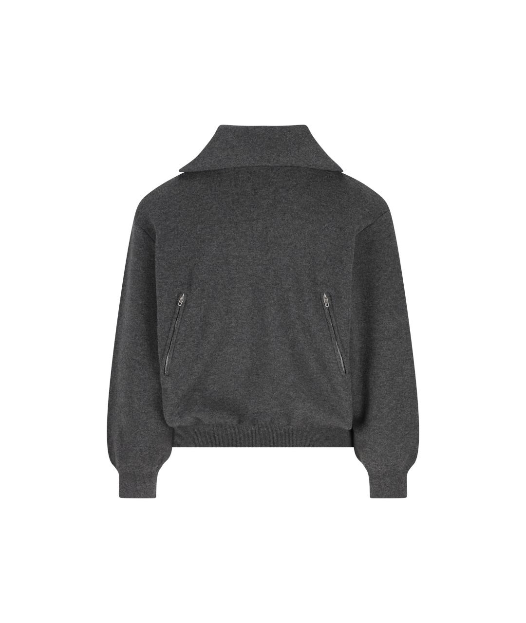 BALENCIAGA Серый шерстяной костюм с юбками, фото 3