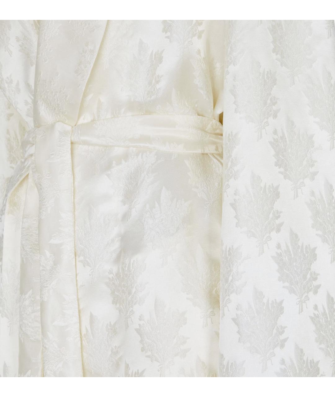 FENDI Белый шелковый костюм с юбками, фото 5