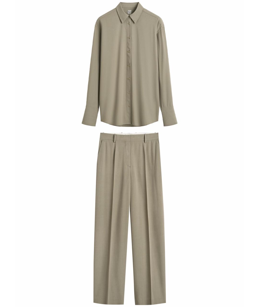 TOTEME Бежевый костюм с брюками, фото 1