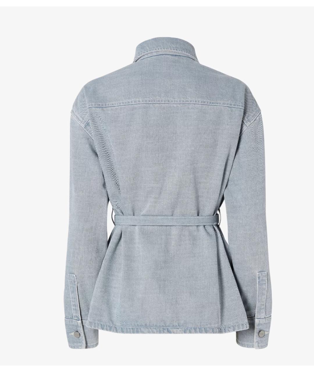 FENDI Голубой хлопковый костюм с юбками, фото 3