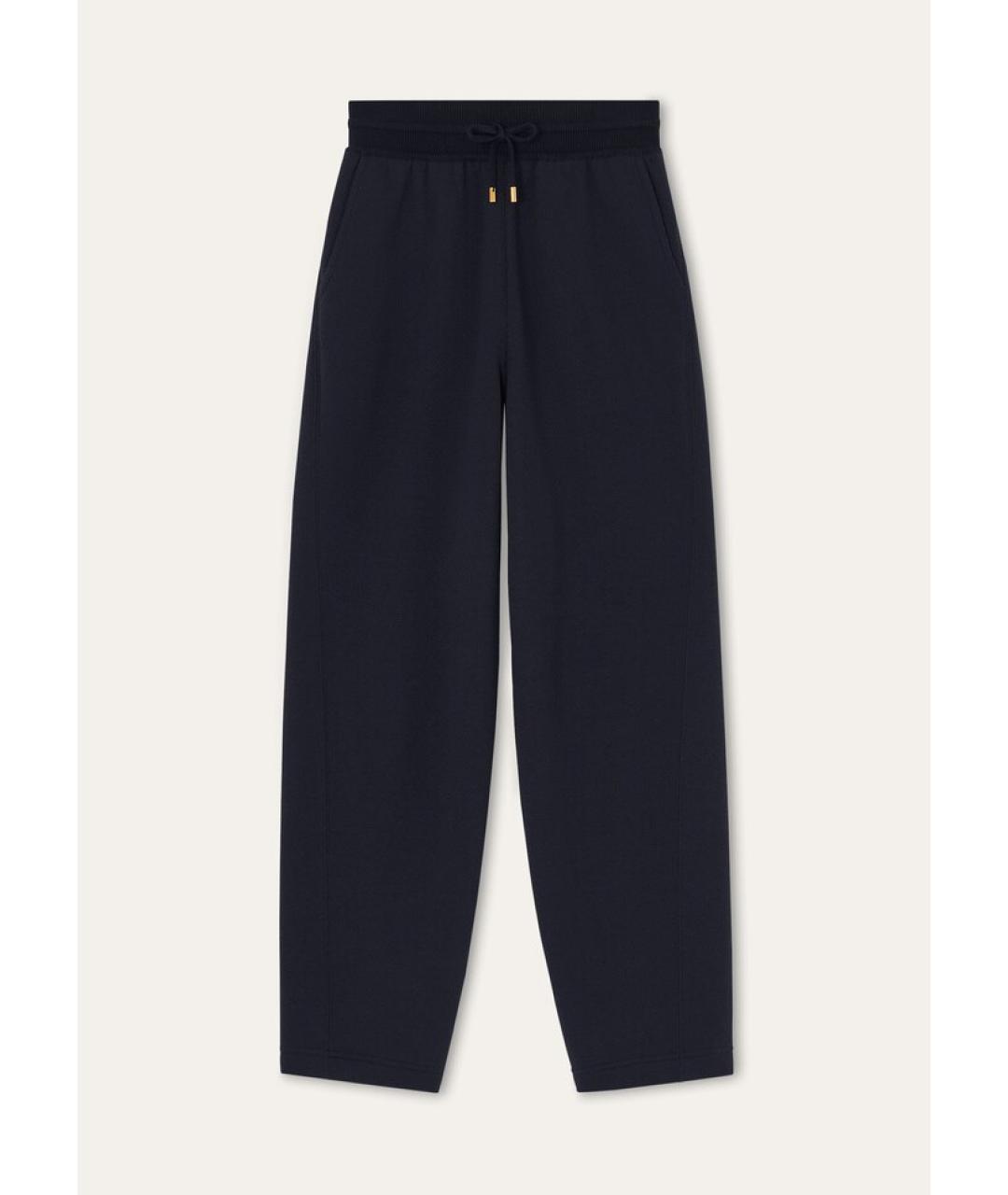 LORO PIANA Темно-синий хлопковый костюм с брюками, фото 2