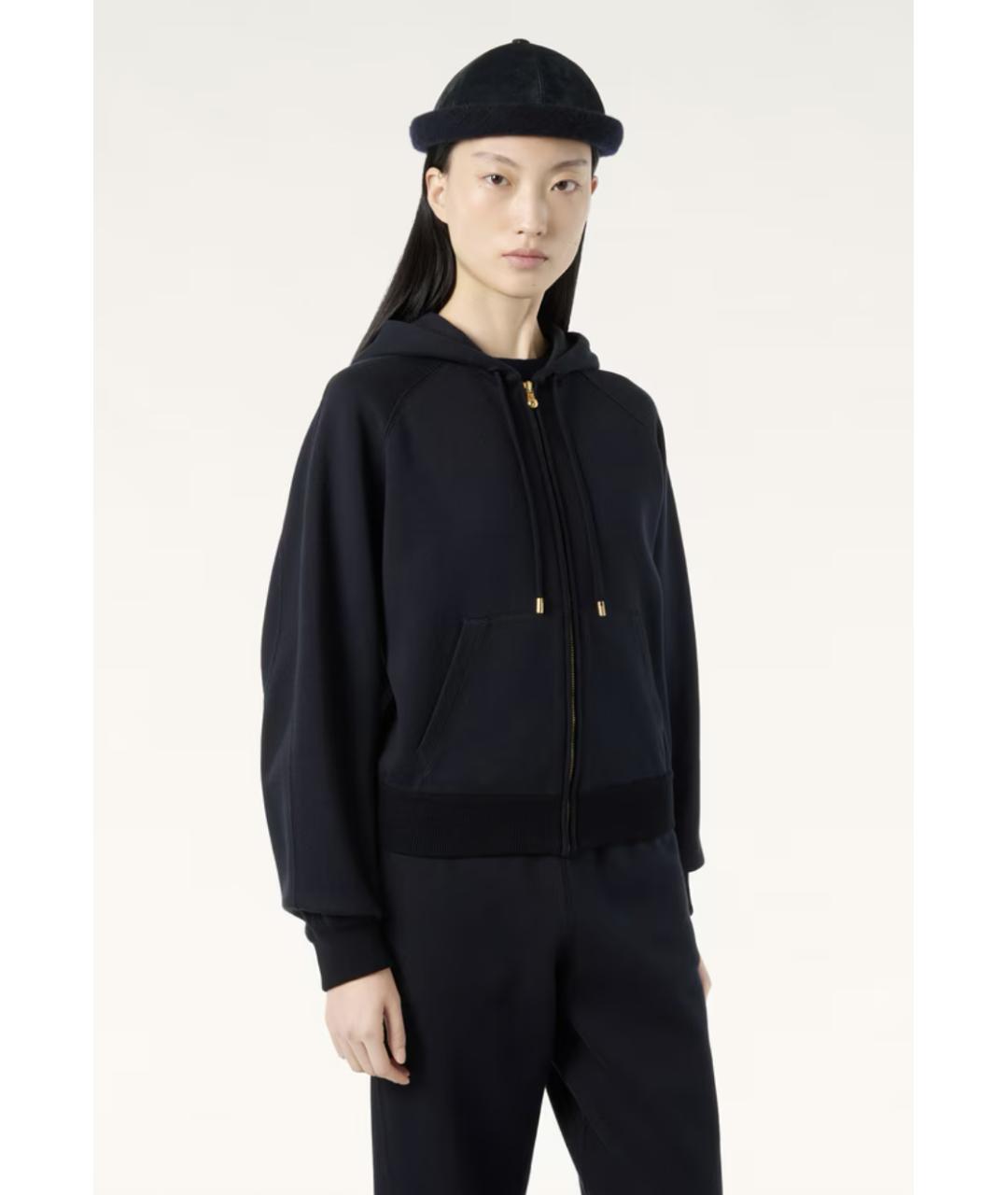 LORO PIANA Темно-синий хлопковый костюм с брюками, фото 4