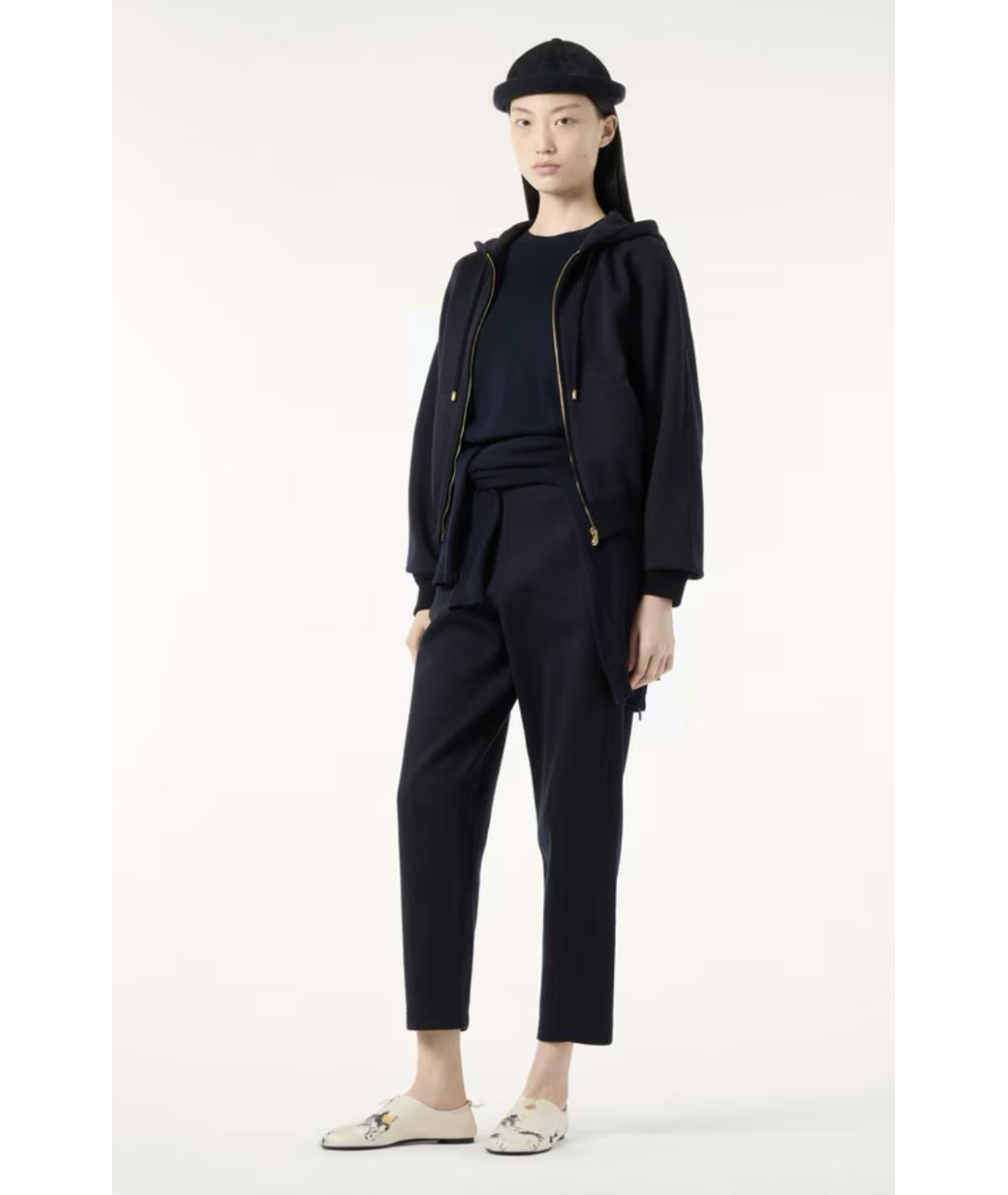 LORO PIANA Темно-синий хлопковый костюм с брюками, фото 3