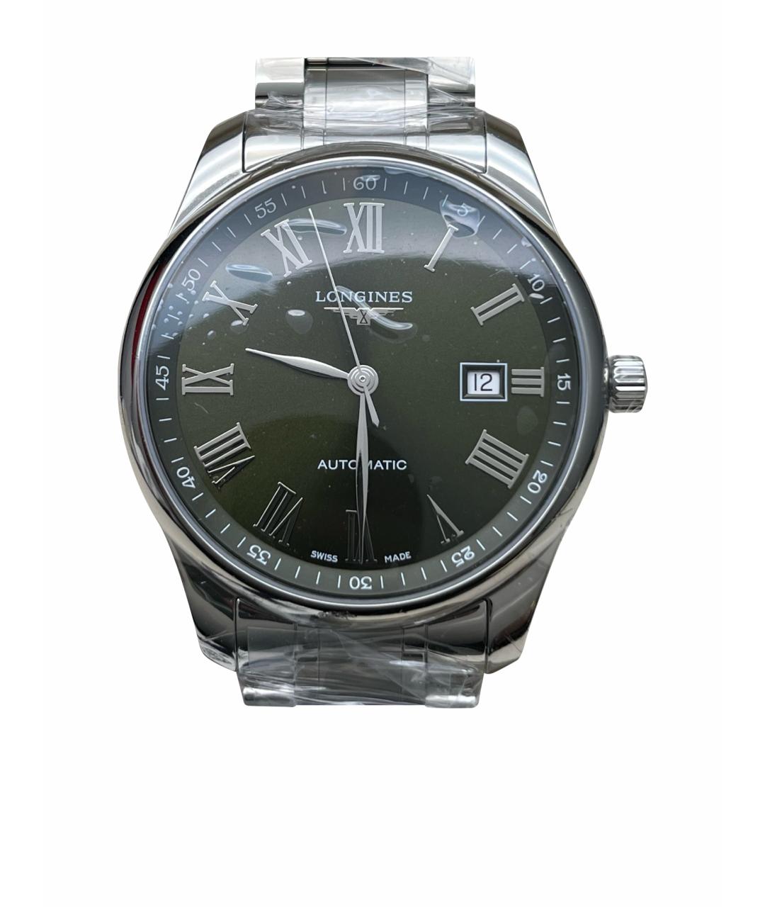 LONGINES Черные металлические часы, фото 1