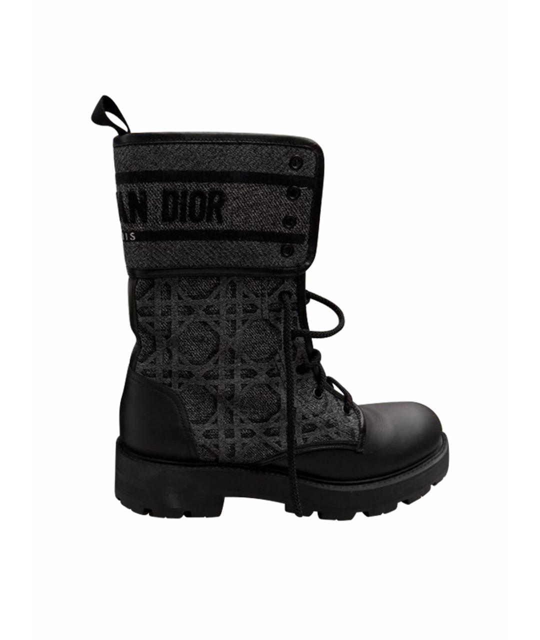 CHRISTIAN DIOR Черные ботинки, фото 1