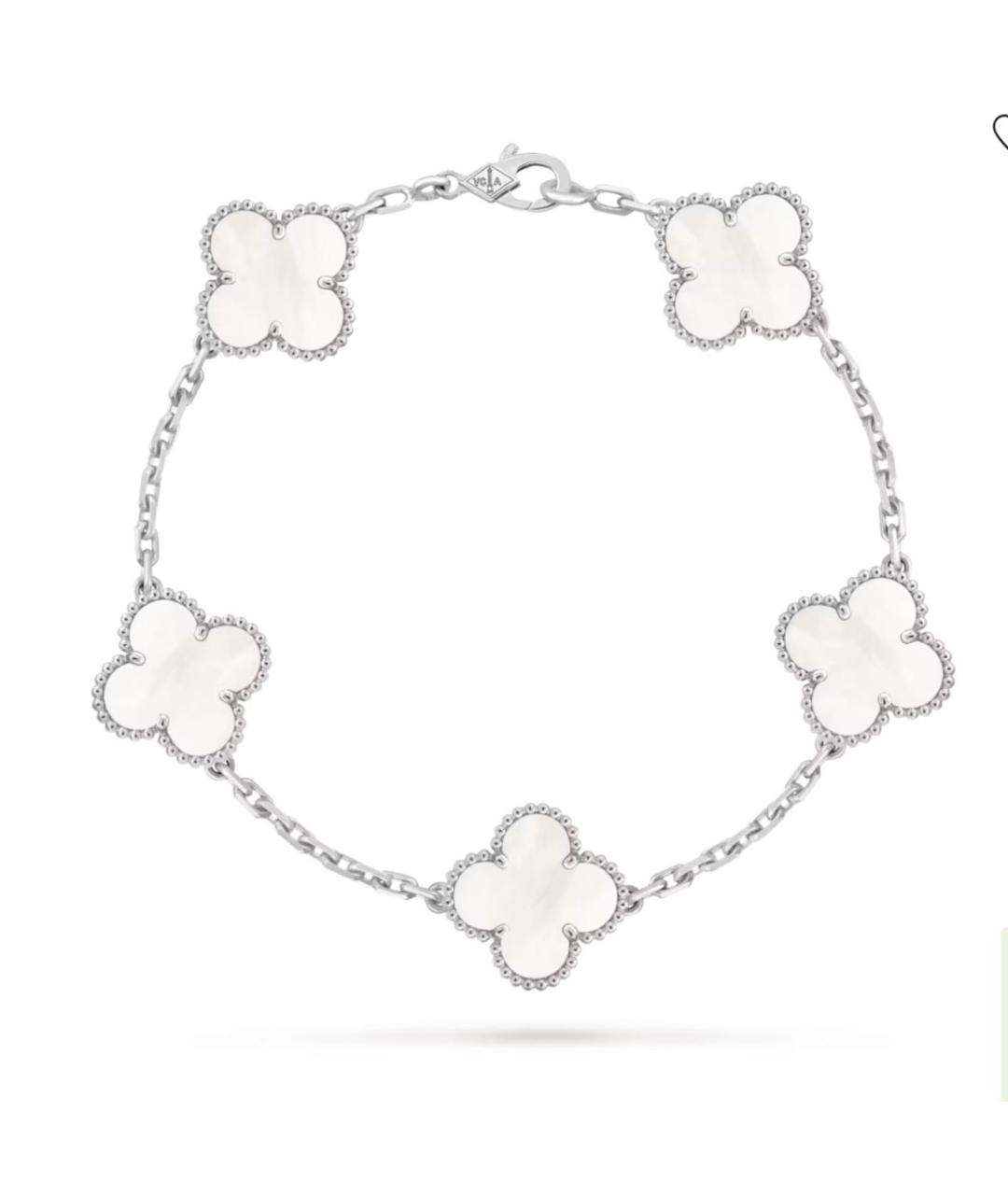 VAN CLEEF & ARPELS Серебрянный браслет из белого золота, фото 3