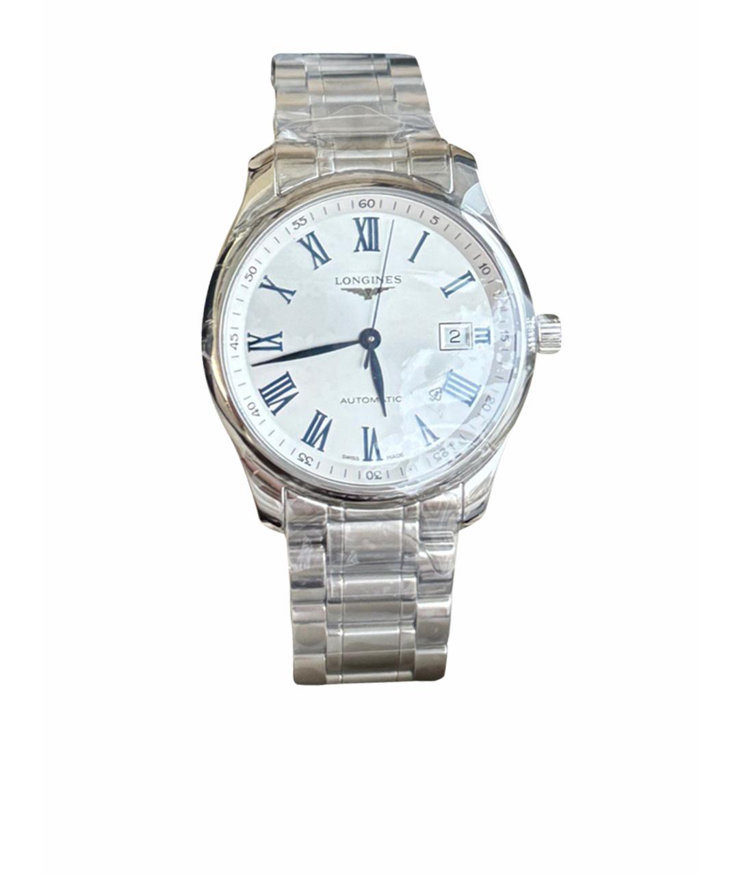 LONGINES Белые металлические часы, фото 1