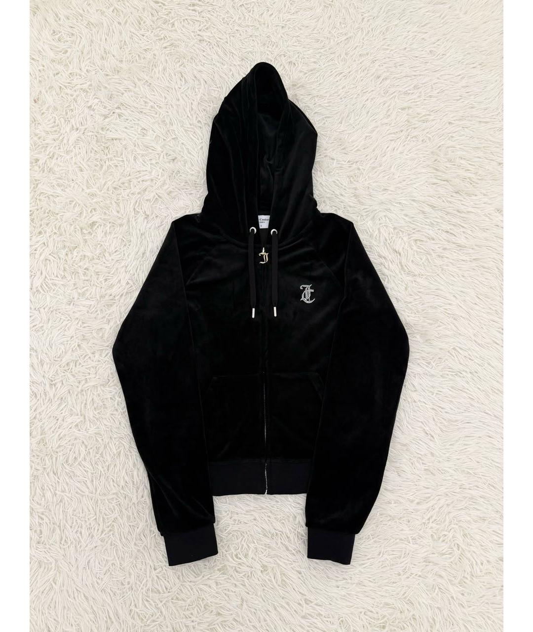 JUICY COUTURE Черный велюровый спортивные костюмы, фото 2
