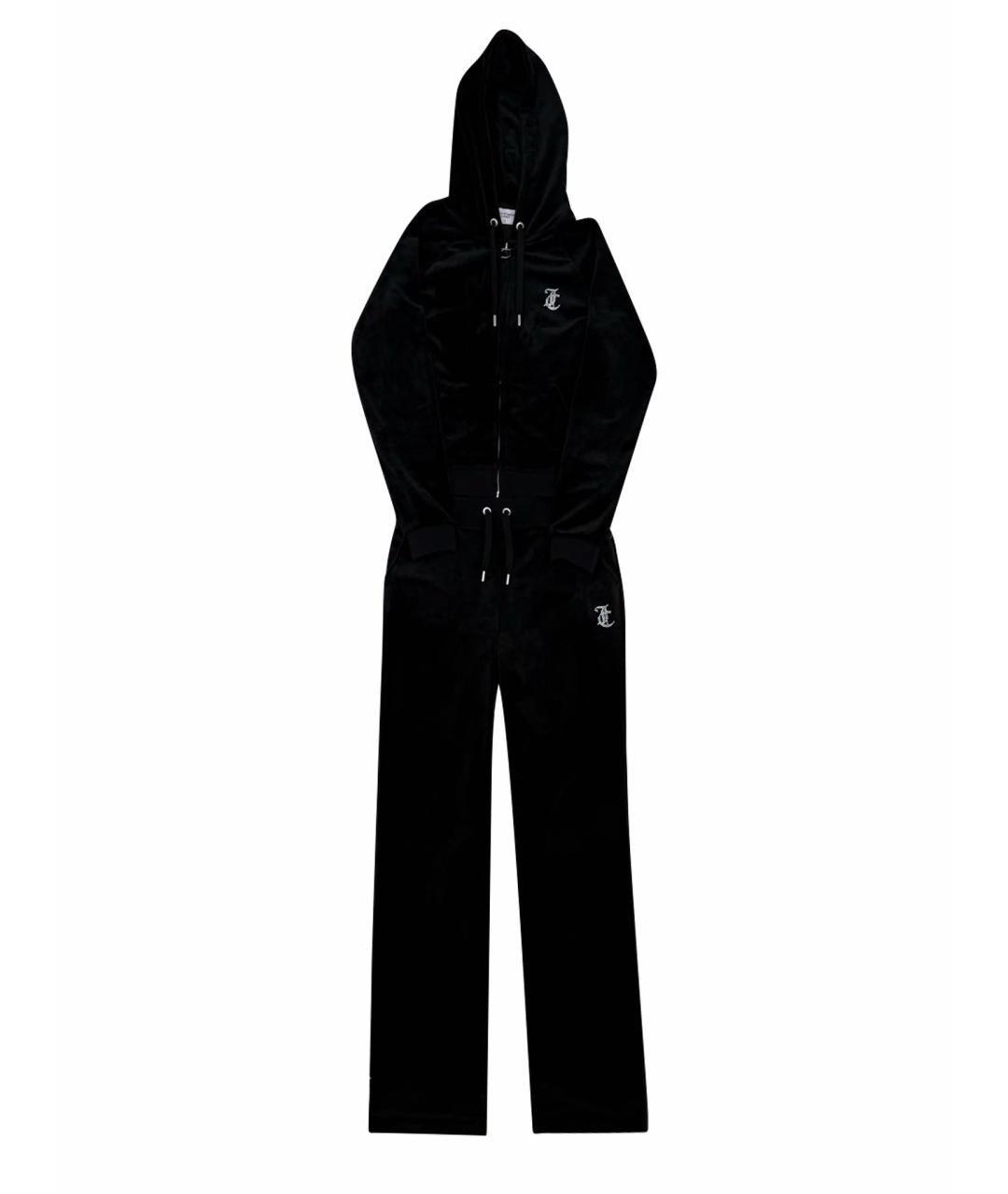JUICY COUTURE Черный велюровый спортивные костюмы, фото 1