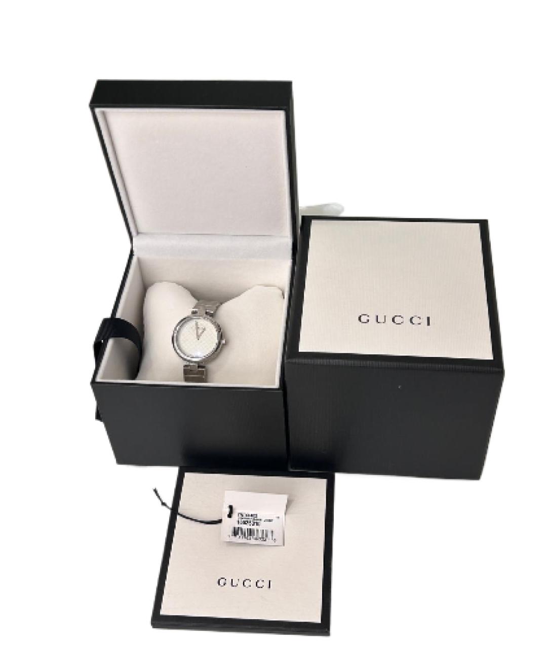 GUCCI Серебряные часы, фото 5